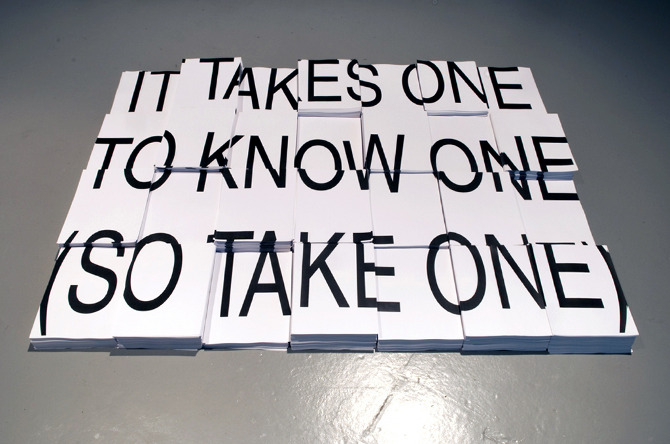 It Takes One to Know One - David Tallis